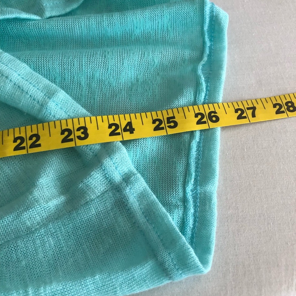 2/$10Hua Lan Mint Green Cowl Neck Long Sleeve Lightweight Soft & Cozy Top Size M - Picture 8 of 8